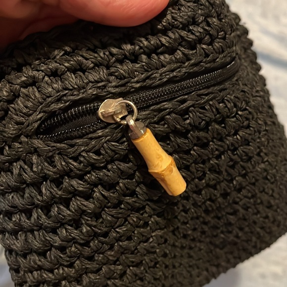 Macrame straw bag VGUC - Picture 4 of 9